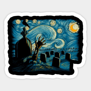 Starry Halloween Sticker